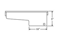 20451 - Wet Sump, 7 Quart Capacity, 9" Deep