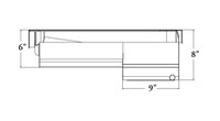 21048 - Wet Sump, 7 Quart Capacity, 6" Front Depth, 8" Rear Depth